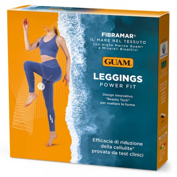 (S/M/L) GUAM Cellulite PowerFit Sculpting Leggings with Fibramar (innovative fabric)