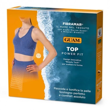 (S/M/L) GUAM PowerFit Top with Fibramar (innovative sculpting fabric) with Marine Seaweed