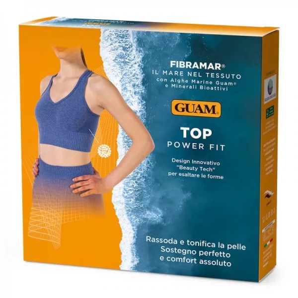 (S/M/L) GUAM PowerFit Top with Fibramar (innovative sculpting fabric) with Marine Seaweed